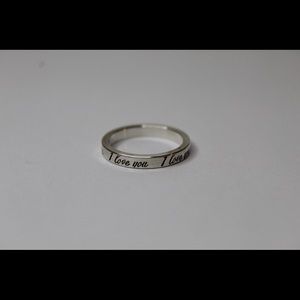 Tiffany&Co I love you promise ring!